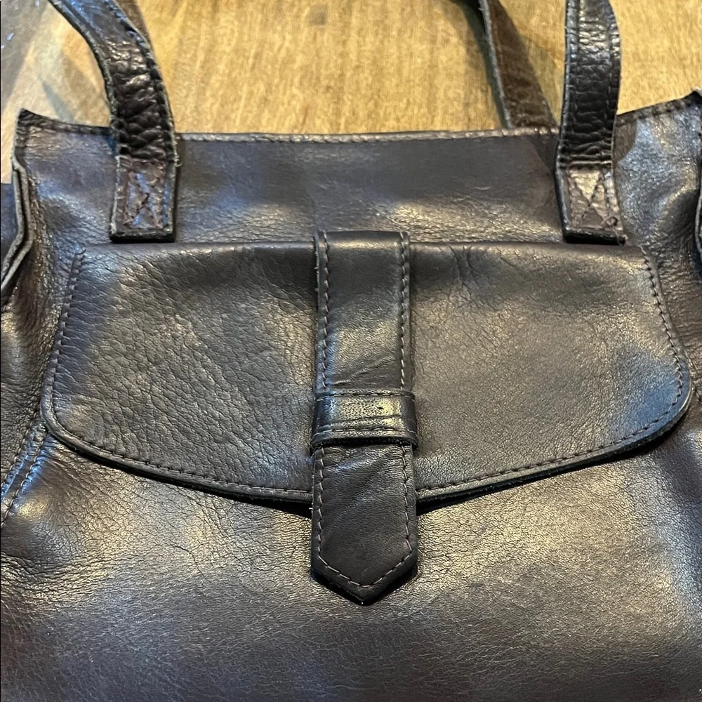 Elegant vintage brown Leather Bag